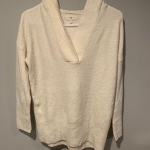 Lou & Grey Cream Hooded Sweater